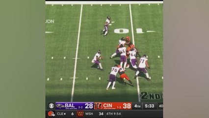 La mejor jugada del año en la NFL, Lamar Jackson no eres de este planeta