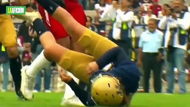 Pateadora Andrea Martínez recibe fuerte golpe en el Clásico entre Pumas CU y Águilas Blancas