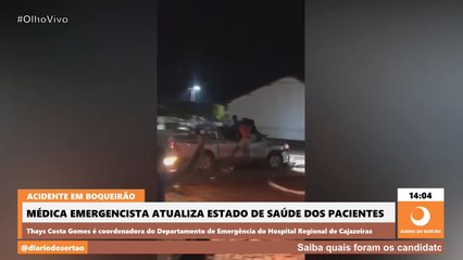 Download Video: Médica emergencista atualiza estado de saúde dos pacientes