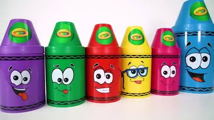 Best Toy Learning Video for Toddlers and Kids Learn Colors with Surprise Crayons!