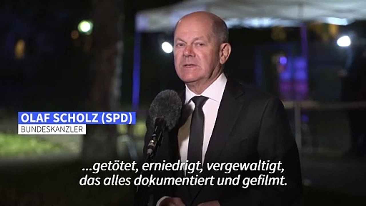 Scholz: "wir werden klar auf die seite unserer jüdischen mitbürger stellen"