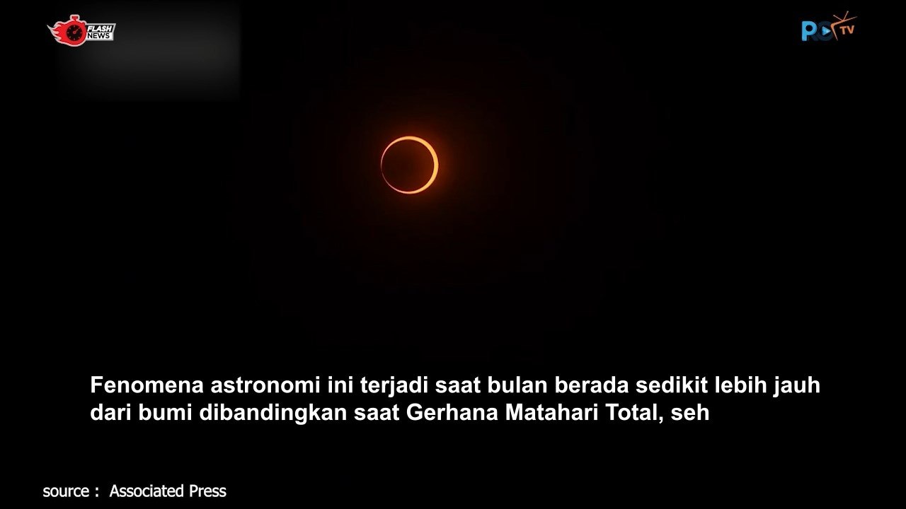 Keindahan Gerhana Matahari Cincin Ring of Fire di Argentina dan Cili