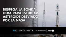 Despega la sonda Hera para estudiar asteroide desviado por la NASA