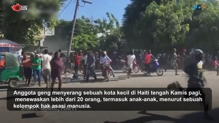 Geng di Haiti Menewaskan Lebih dari 20 Orang dalam Serbuan ke Kota Kecil