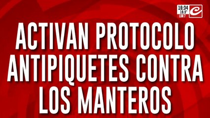 Manteros cara a con la policía: se recrudece la tensión