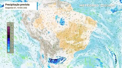 Video herunterladen: Previsão de chuva e nebulosidade até Quarta-feira (09).