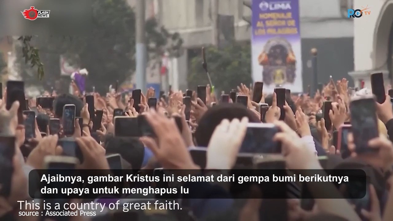 Seseorang Melukis Gambar Kristus Kegelapan di Dingding Perternakan