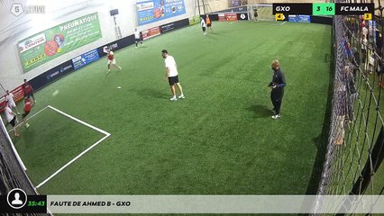 Faute de Ahmed B - GXO