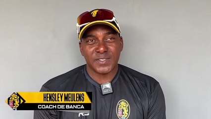 Hensley Meulens da sus primeras impresiones con Leones del Caracas