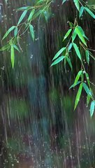 Falling into Deep Sleep Instantly with Forest Beautiful Heavy Rain & Thunder at Night - RainForest