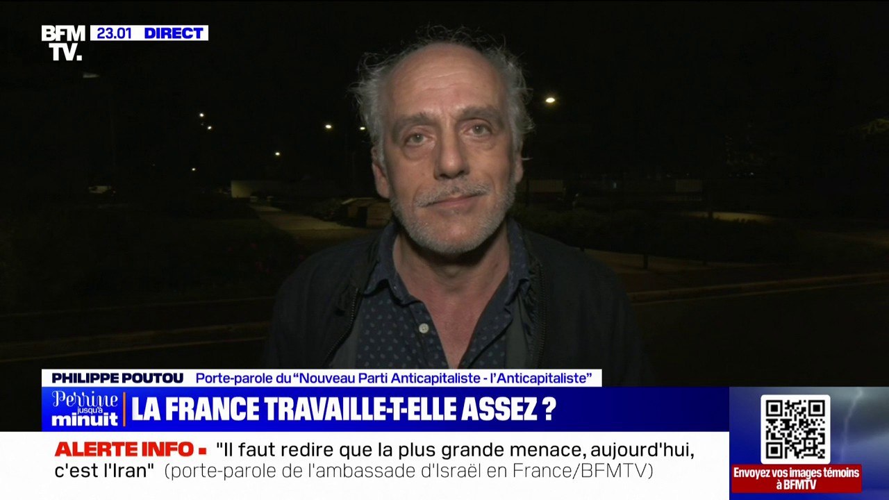 35 heures: "L'avenir, c'est la réduction du temps de travail pour toutes et tous", affirme Philippe Poutou (NPA)