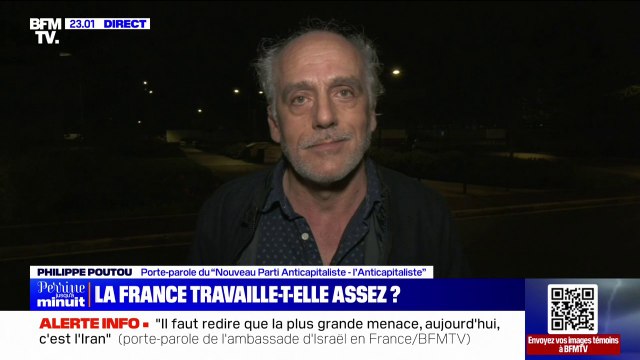 35 heures: L'avenir, c'est la réduction du temps de travail pour toutes et tous , affirme Philippe Poutou (NPA)