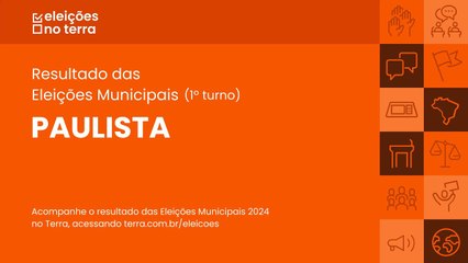 Resultado do 1° turno das Eleições 2024 em Paulista/PE
