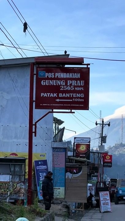 jalan menuju gunung prau Patak banteng Wonosobo Jawa Tengah