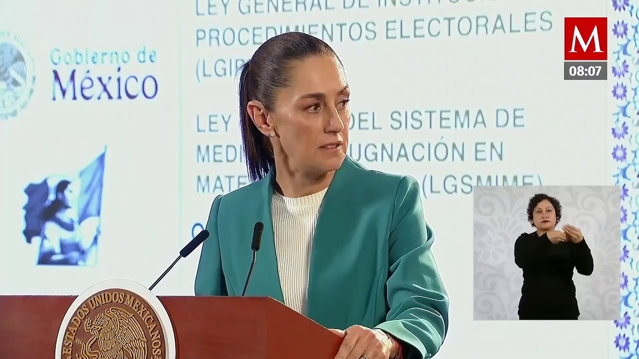 Sheinbaum envia iniciativa para modificar leyes para elección de jueces
