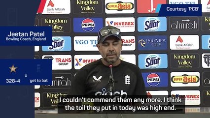 Patel hails England's seamers as 'fantastic' in Pakistan