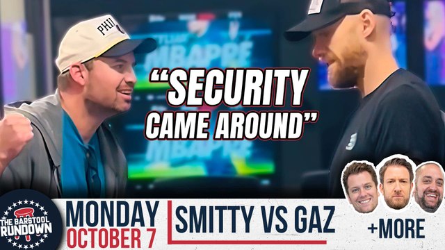 Smitty Snaps at Gaz Over Comments About Missing Live Stream - Barstool Rundown - October 7, 2024