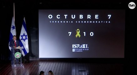 Realizan acto para recordar atentados en Israel