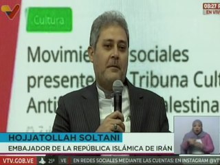 Embajador de Irán Hojjatollah Soltani: El sionismo es un pensamiento racista