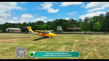 Aeronave híbrida-elétrica é apresentada ao exército dos EUA