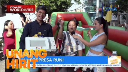 UH Sorpresa Run- Takbo kapalit ng sorpresa kasama sina Sean Lucas at Jenzel Angeles | Unang Hirit