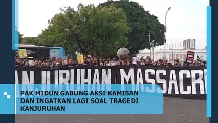 Midun Gabung Aksi Kamisan dan Ingatkan Lagi Tragedi Kanjuruhan