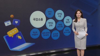 국감소품 (과거포함) / 황당 저출산 / 과자봉지 지갑 [앵커리포트] / YTN