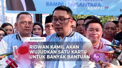 Program Ridwan Kamil di Pilgub Jakarta 2024, Akan Keluarkan Satu Kartu untuk Banyak Bantuan