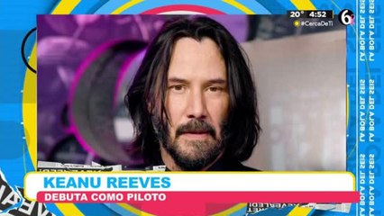 Keanu Reeves debuta como piloto