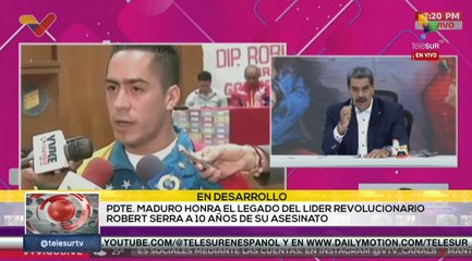 Pdte. Maduro recuerda a Robert Serra