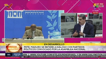 Pdte. Maduro: La AN ha instalado una poderosa mesa de diálogo nacional