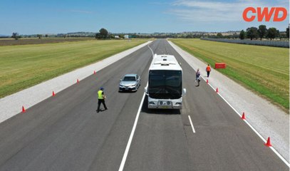 Site of automated driving experience in Cudal, NSW