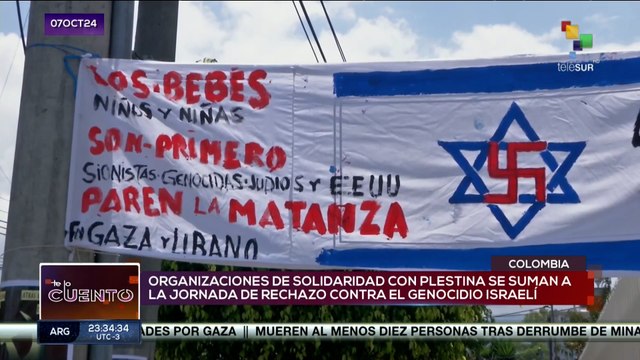 Organizaciones colombianas pro-Palestina rechazan genocidio