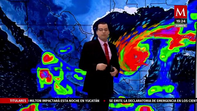 ¿Cuál es riesgo para la Península de Yucatán el paso del huracán 'Milton'?