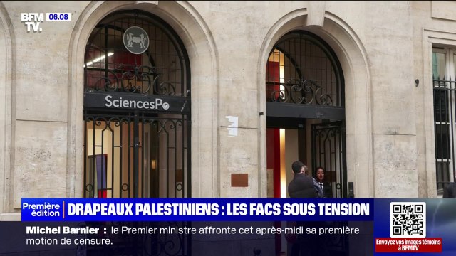 Sciences Po Paris: comment les étudiants réagissent à l'appel de Mélenchon à mettre des drapeaux palestiniens partout