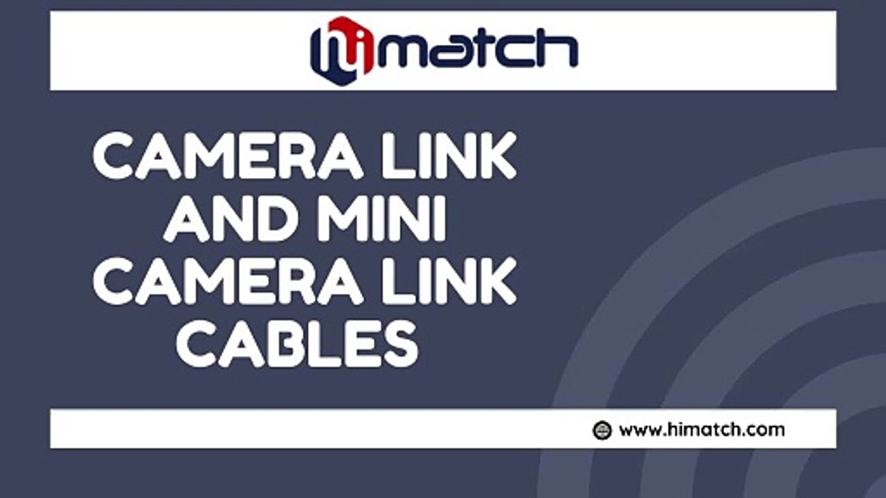 Role of Camera Link and Mini Camera Link Cables in High-Speed Imaging