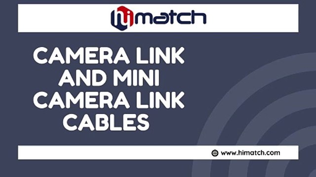 Role of Camera Link and Mini Camera Link Cables in High-Speed Imaging
