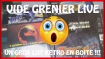 VIDE GRENIER LIVE #5 !!! [ RARISSIME !!! UN GROS LOT CONSOLE & JEUX VIDÉO RÉTRO EN BOITES ]