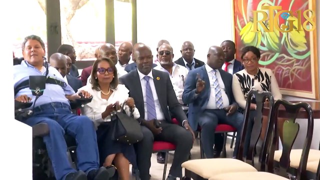 Envestiti nouvo prezidan Konsèy Prezidansyèl Tranzisyon an Leslie Voltaire.