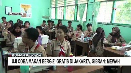Gibran Sebut Menu Mewah Uji Coba Makan Bergizi Gratis di Jakarta, Program Mulai Jalan Januari 2025