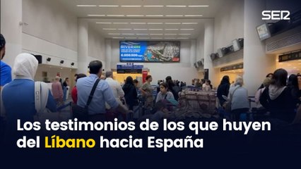 "Por miedo, por mi hija, por mi esposa, tenemos que salir de aquí": Aisha, uno de los libaneses repatriados por España