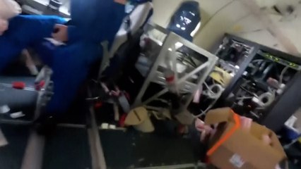 Un "viaje accidentado" en avión en el mismísimo huracán Milton que azota EEUU