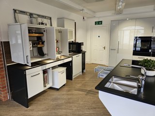 Adjustable units and appliances at Independent4Life in Petersfield