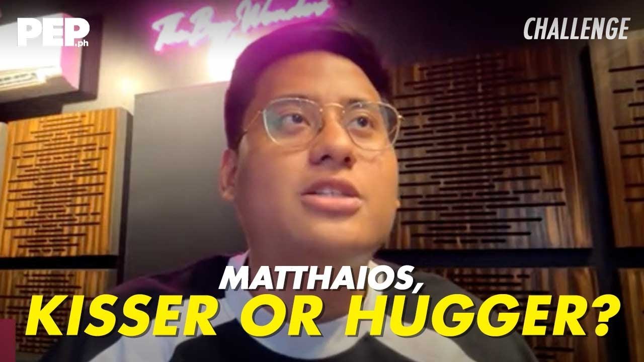 Is Matthaios a hugger or a kisser? | PEP Challenge