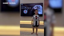 Beşiktaş'ın cezasını kaldırdığı minik Ömer Doruk'tan siyah-beyazlılara yanıt: 