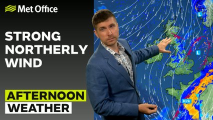 Met Office Afternoon Weather Forecast 09/10/2024 – Rain northeast, showers elsewhere