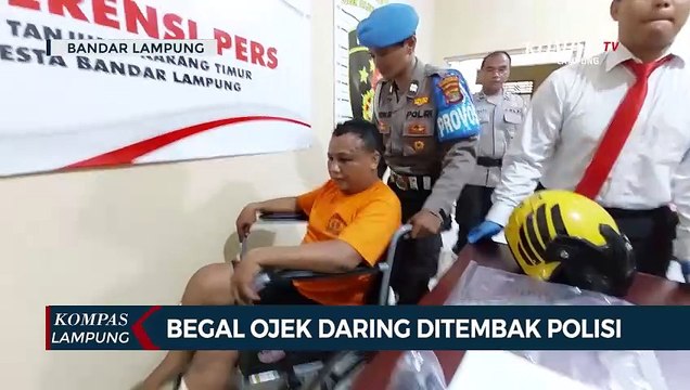 Begal Bersenjata Tajam Sasar Ojek Daring, Pelaku Ditembak Polisi