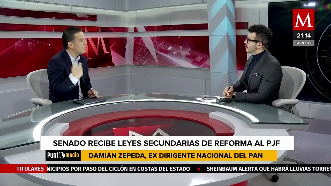Leyes secundarias de la reforma al PJF fueron recibidas en el Senado | Punto Medio