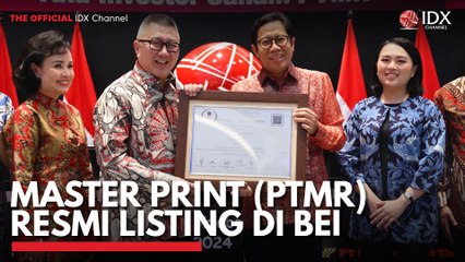 Master Print (PTMR) Resmi Listing di BEI