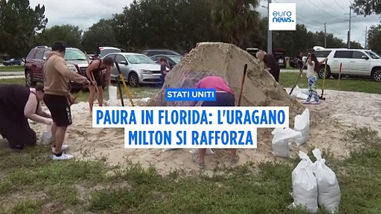 Allarme in Florida: l'uragano Milton raggiunge la Categoria 5, ordinata evacuazione residenti